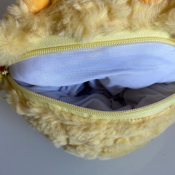 Baby Three | 100% Authentic Big-head Baby Zipper Bag Cute Plush Yellow Dragon - Picture 7 of 12